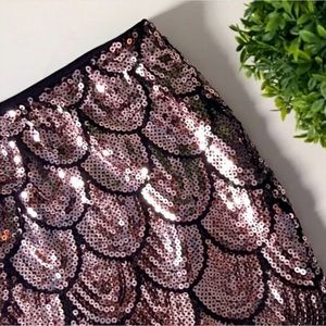 Lily Rose Sequin Mini Skirt